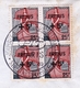 Bloc De 4 Timbres Marianne à La Nef Sinistrés De Fréjus 25F Var Barrage De Malpasset - 1950-1959