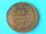 10 CENTESIMI 1863 / KM 11.2 ( For Grade, Please See Photo ) ! - 1861-1878 : Victor Emmanuel II