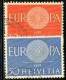 1960 SWITZERLAND EUROPA CEPT 2x Sets MICHEL: 720-721 USED - 1960