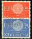 1960 SWITZERLAND EUROPA CEPT 2x Sets MICHEL: 720-721 USED - 1960