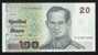 THAILAND  P109b  20 BAHT 2003 #5A  EARLY Signature 75  UNC. - Thaïlande