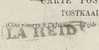 53 Op Kaart, Treinstempel HERBESTHAL-BRUXELLES 2 (ambulant) + Omkaderde Naamstempel (Griffe) LA REID (groot) - Langstempel