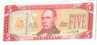 LIBERIA $5 DOLLARS RED MAN FRONT WOMAN BACK DATED 2003 UNC P.26  READ DESCRIPTION - Liberia