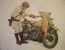 C1 DESSIN Couleurs HARLEY DAVIDSON WLA 1942 MP JULLIAN - Motor Bikes