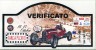 Adesivo Stiker Etiqueta TARGA FLORIO 2004 VERIFICATO - Placas De Rally