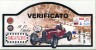 Adesivo Stiker Etiqueta TARGA FLORIO 2004 VERIFICATO - Rallyeschilder