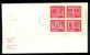 Canada  Scott # 629 - 632 Upper Right Plate Block  Of 4. # 644 - 647 Lower Right Plate Block Of 4FDC. Plate #1 - 1971-1980