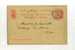 - LUXEMBOURG . ENTIER SUR CP DE 1891  POUR LA BELGIQUE . - Stamped Stationery