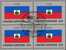 UNO Flaggen VIII 1987 HAITI New York 537+ 4-Block + Kleinbogen O 16€ - Haiti