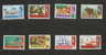 BAHAMAS 1971 SET OF 15 DEFINITIVES VARIOUS FLOWERS ANIMALS SET OF 15 LHM (*) Planes Ships Reptiles - Bahama's (1973-...)