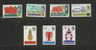 BAHAMAS 1971 SET OF 15 DEFINITIVES VARIOUS FLOWERS ANIMALS SET OF 15 LHM (*) Planes Ships Reptiles - Bahama's (1973-...)