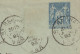 France Entier Postal Yvert No. 90-E Type Sage 123x96 Mm Obl 1893 Pour Baden-Baden, L`Allemagne, 3 Scans - Enveloppes Types Et TSC (avant 1995)