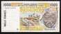 W.A.S. SENEGAL  P711Kb  1000  FRANCS  1992  Signature 23  XF NO P.h. ! - Senegal