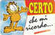 PAWS - GARFIELD - CARDS - CERTO CHE MI RICORDO - Altri & Non Classificati