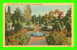 PORTLAND, OR - SPANISH POOL & ZINNIA GARDENS - LAMBERT GARDENS - CARD TRAVEL - - Portland