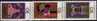 Jugendstil-Malerei 1977 BUND 923/5,ZD+Block 14 ** 8€ Ornamente Blumen Athena Stuhl Bloc Ms History Sheets Bf BRD/Germany - Impresionismo