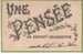 GEVREY CHAMBERTIN 21 UNE PENSEE BELLE CARTE SOUVENIR RARE !!! - Gevrey Chambertin