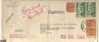 ENVELOPPE Etats Unis; 1950; De Nombreux Cachets (New York Vers Geneve). - Lettres & Documents