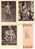 GOOD OLD RUSSIA 10 Postcards Set 1957 - Michelangelo - Sculptures