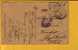 Kaart "LA PANNE" Met Stempel COXYDE Op 2/8/1919 Naar WAERSCHOOT - Covers & Documents