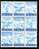 Romania  - Exiles 1958 THE SUFERING EUROPE ,minisheet Blue 9 Stamps MNH. - Emissions Locales