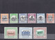 Stamps SUDAN 1951 SC 98 101 102 103 104 105 107 109 SCHOOL OVPT MNH 9 VALS #155 - Soudan (1954-...)