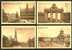 BRUSSELS Set Of 8 Postcards Old Buildings - Monumenten, Gebouwen