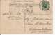 SANTA LUCIA DI SERINO / AVELLINO - TIMBRO TONDO RIQUADRATO - CARTOLINA VIAGGIATA  1908 PER VALLATA  - STAMPA FIGURE IL R - Avellino