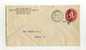 - ETATS UNIS 1901/20 .  ENTIER POSTAL  SUR ENVELOPPE DE 1908 .   CIRCULATION INTERIEURE - 1901-20