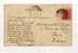 - GRANDE BRETAGNE 1902/11 . AFFRANCHISSEMENT SIMPLE  SUR CP DE 1906 POUR LA FRANCE - Lettres & Documents