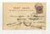 - GRANDE BRETAGNE . AFFRANCHISSEMENT SIMPLE AVEC FISCAL SUR SUR CP DE 1901 POUR LA  FRANCE - Revenue Stamps