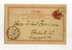 - SUEDE .  ENTIER POSTAL SUR CP DE 1890 POUR L´ALLEMAGNE - Postal Stationery