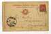 - ITALIE 1878/1900 . ENTIER POSTAL SUR  CP DE 1895   POUR L´ALLEMAGNE . - Stamped Stationery