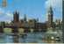 1987 POST CARD FROM LONDON TO HOLLAND  - THE HOUSE OF PARLIAMENT AND RIVER THAMES - River Thames