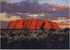 1995 Australia Picture Postcard Of Ayers Rock At Sunset, Mailed From Alice Springs - Covers & Documents