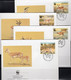 Gazelle WWF-Set 147 Bharain 511/4 FDC 14€ Kropf-Gazelle 1993 Naturschutz Dokumentation Wild Fauna Gazella Cover Wildlife - FDC