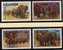 Delcampe - Set 4 WWF Uganda 361/4 **/o/4FDC+4MKt.78€ Elefanten Mit Naturschutz-Dokumentation 1983 Loxodonta Africana Sets Bf Africa - Ouganda (1962-...)