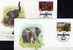 Delcampe - WWF-Set 4 Uganda 361/4 4xFDC 24€ Elefanten 1983 Mit Naturschutz-Dokumentation - Milieubescherming & Klimaat