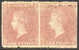 St. Vincent #2a (SG 2a) Mint No Gum 2p Victoria Imperf Pair From 1861 W/APS Certificate - St.Vincent (...-1979)