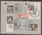 Poland WWII Generalgouvernement Einschreiben Registered KRAKAU Label 1940 Sonder Cover Red Cross Rotes Kreuz Croix Rouge - Gouvernement Général