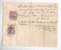 054/15 - CANTONS DE L'EST - RARE Document (Quittung) Timbres Fiscaux Belges ST VITH 1921/22 Cachet Notaire Doutrelepont - Documents