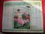 ALMANACH DES P.T.T 1964 -CALENDRIER - RAVISANTE FEMME PARMI LES FLEURS -ANNEE BISSEXTILE -5 PHOTOS - Tamaño Grande : 1961-70