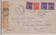 Egypte -  ENVELOPPE Par AVION Avec CENSURE  Pour Paris - 1950 - Storia Postale