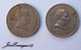 2 COINS - MONNAIE - CURRENCY, URUGUAY 1953 - 1959, 10 CENTESIMOS - Uruguay