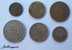 6 COINS - MONNAIE - CURRENCY, URUGUAY 1960  2, 5, 10, 25, 50CENTESIMOS, 1 PESO - Uruguay