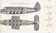 AVIATION / Avion PERCIVAL MERGANSER (TITANINE) - Werbung