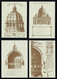 1990 Vaticano Nr. 4 Cartoline Postali Lire 650 "400° Anniversario Costruzione Cupola Di San Pietro" - Nuove - Entiers Postaux