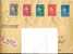 Rare ! 1945 - NEDERLAND PAYS BAS - Enveloppe Voor Het Kind  - N°444-448+ Recommandé - Covers & Documents