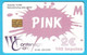 PINK TELEVISION - Montenegro Old Very Rare Chip Card , Only 10.000 Ex.*  Televisione TV Station * Crna Gora RRRR - Montenegro