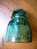 ESTONIA, VINTAGE INSULATOR, PRE-1940, MELESKI GLASS FACTORY, GREEN, HEIGHT 90 MM - Other & Unclassified